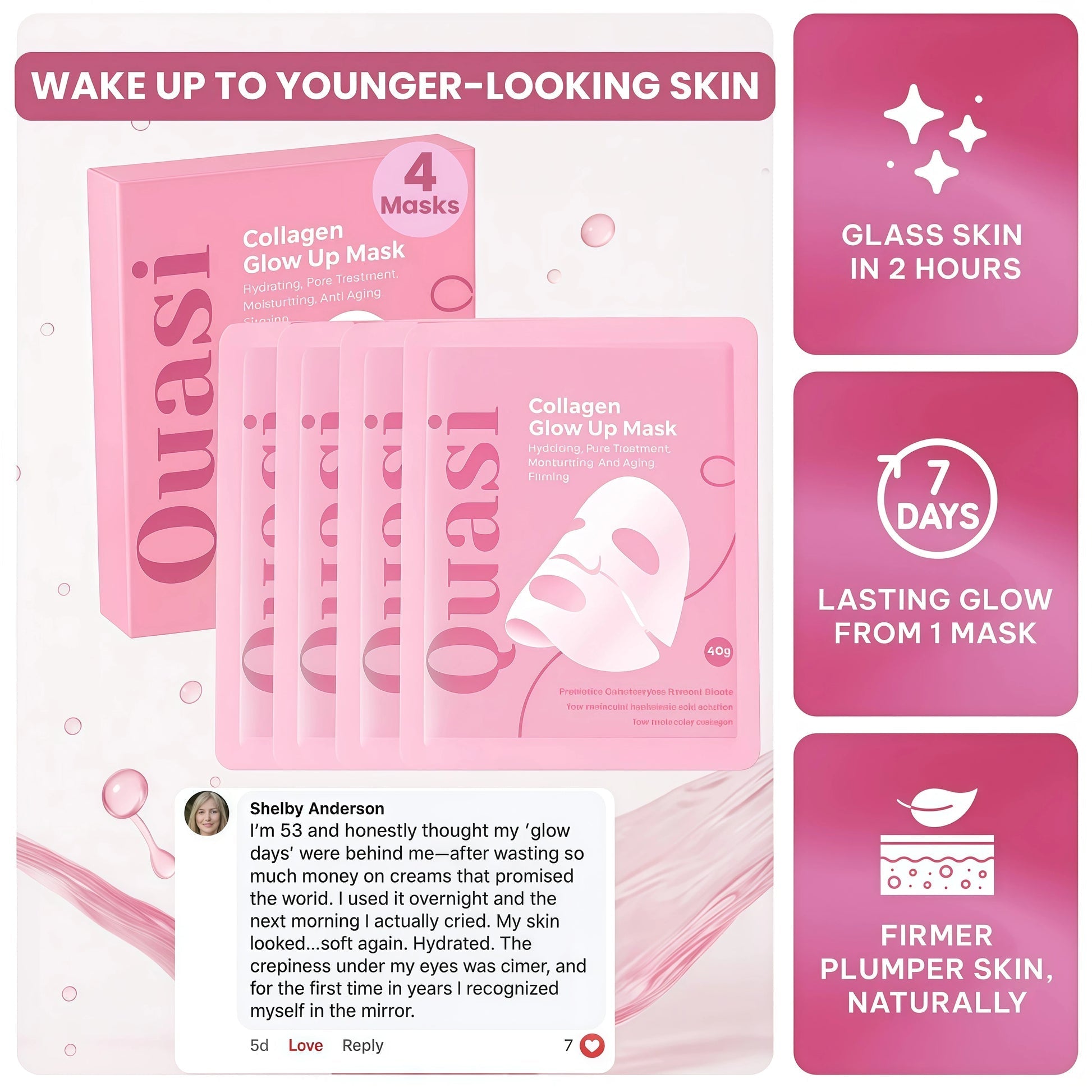 Quasi Collagen Glow Up Mask 2.0